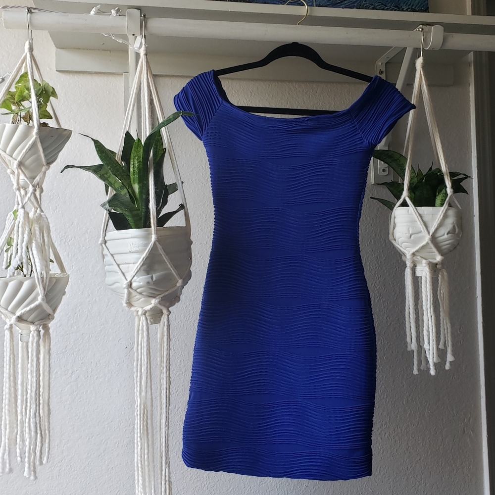Cobalt Blue Bodycon Dress
